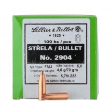 Strela S&B .224 FMJ 4,6g/70grn