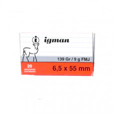 6,5x55 Igman SP 139grn